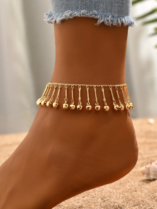 SHEIN 18K Gold Plated 1pc Fashionable Simple Style Versatile Casual