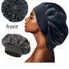 SHEIN 1pc Satin Bonnet Silk Bonnet Hair Bonnet Jumbo Size