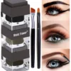 SHEIN 3 In 1 Long-Wearing Waterproof Eyebrow Gel & 2pcs Brush