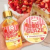 SHEIN KOEC Strawberry Cake Body Glaze & Body Drops Duo Bundle