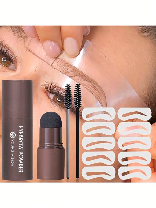SHEIN Multifunction Eyebrow Powder Kit - 03 Dark Brown
