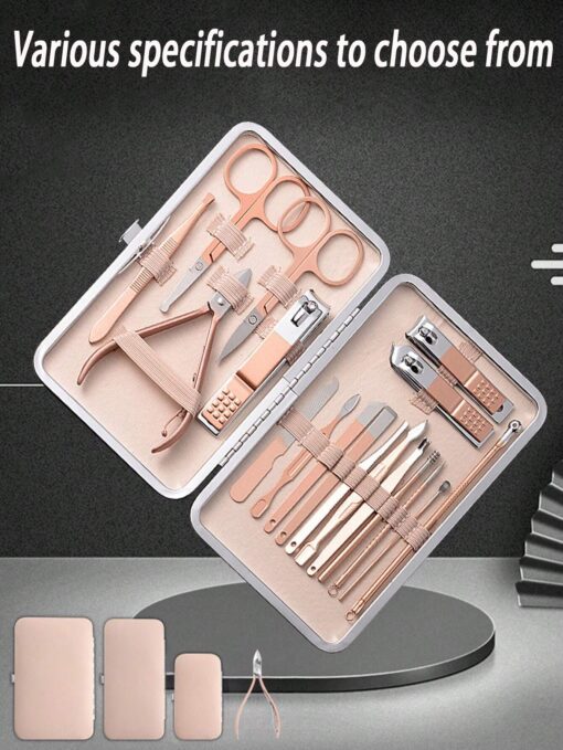 SHEIN Professional Stainless Steel Nail Clippers Set