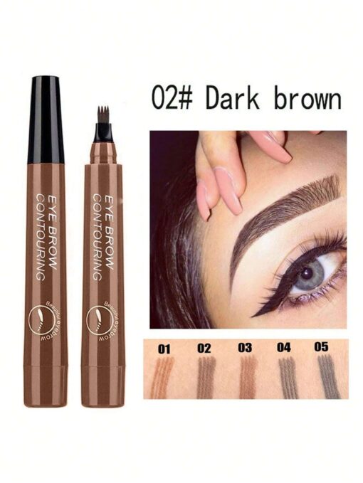 SHEIN Waterproof Liquid Eyebrow Pen, Long-lasting Smudge Proof Eye