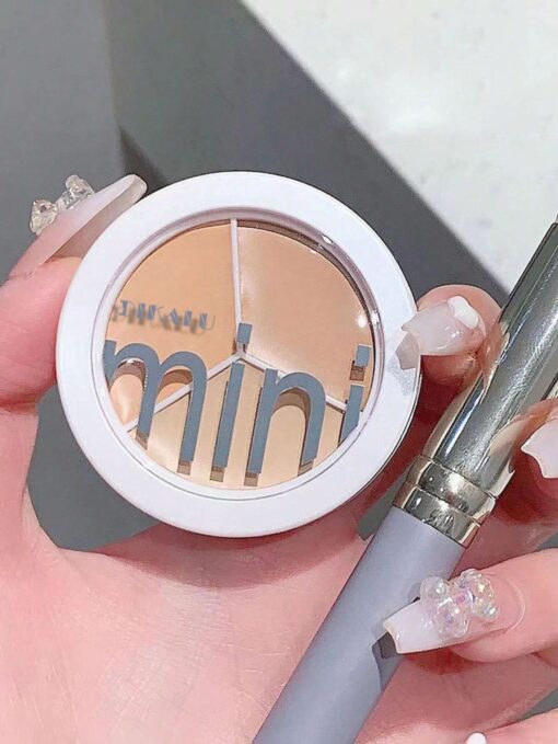 3-Color Cream Concealer, 1Pc Long-Wearing Waterproof Face Makeup