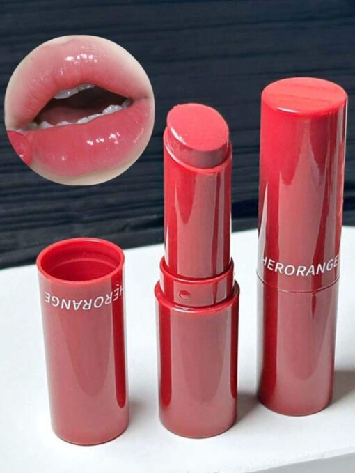 SHEIN 1pc Moisturizing Lipstick With Mirror Finish