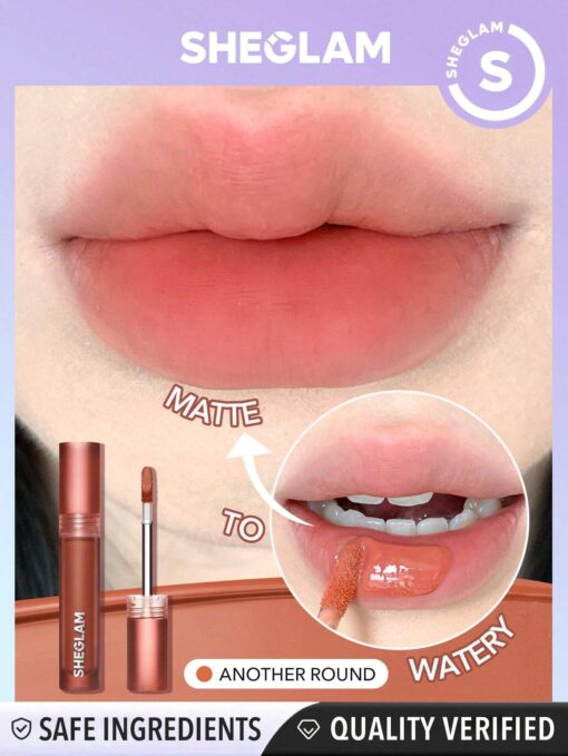 SHEGLAM Soft Haze Lip Blur-Another Round 6 Colors Waterproof Liquid Lipstick