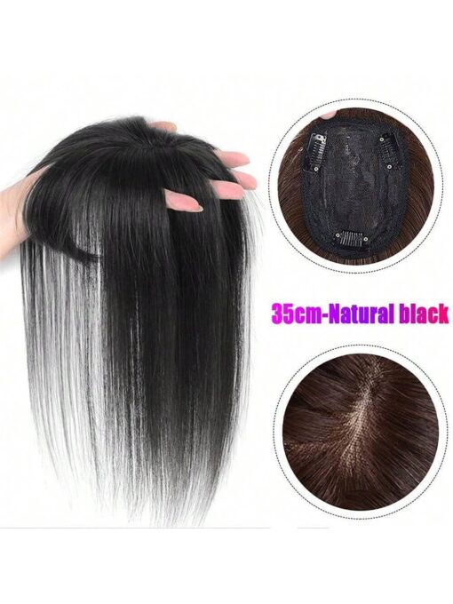 SHEIN Replacement Piece Hair Covering White Hair Natural