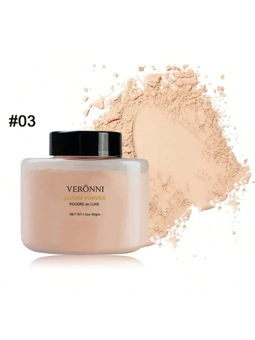 VERONNI Tidying Material Loose Makeup Setting Powder by shein 