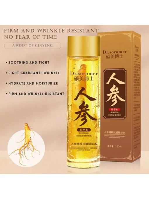 SHEIN 1 Bottle 120ml Ginseng Anti-Wrinkle Essence