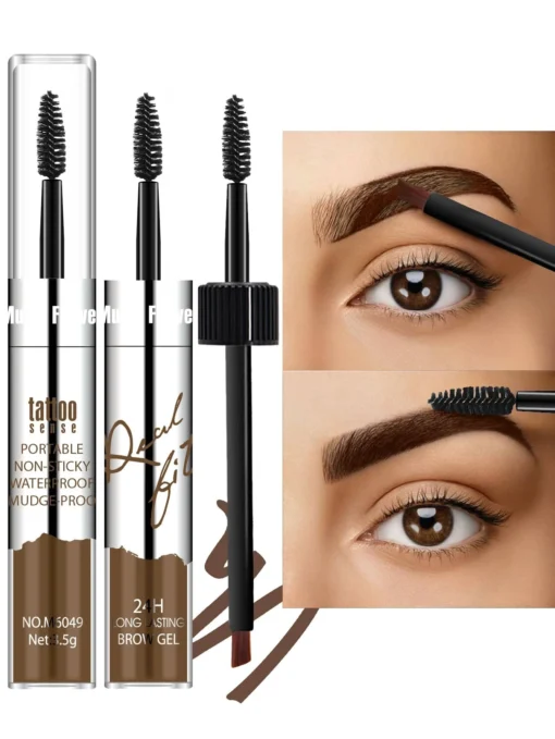 1pc Eyebrow Gel, Long Lasting Eyebrow Gel, Eyebrow Mascara, Eyebrow Filler, Light Brown