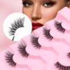 SHEIN 5 Pairs Of Half Eyelashes