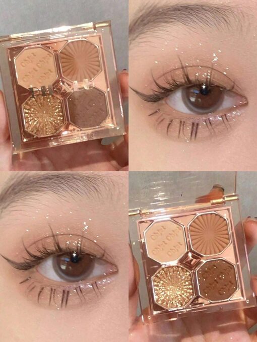 SHEIN DIKALU Four-Color Eyeshadow Palette