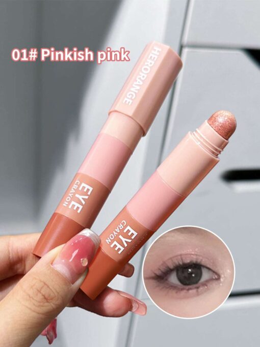 SHEIN HERORANGE 1pc Matte pearl sparkle cosmetic Eye Shadow