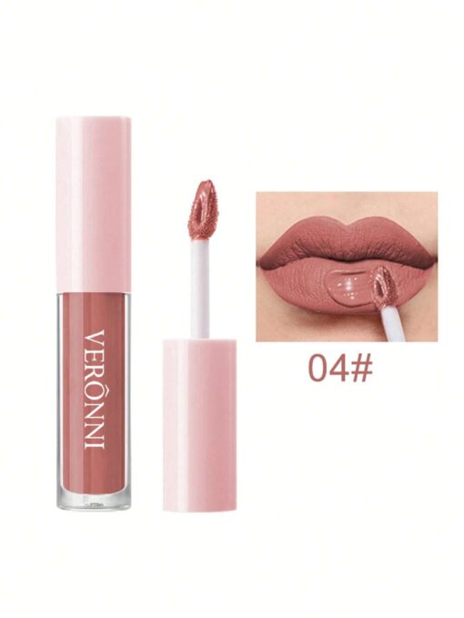 SHEIN VERONNI Waterproof Long Lasting Lip Gloss 04 Non-Stick Lip Cream Cup