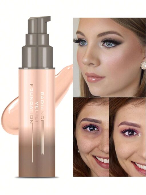 Full Coverage Foundation, 1 Piece Matte Oil Control Concealer Foundation for Under Blemishes and Skin Discoloration