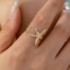 European and American Beach Style Starfish Ring One Piece