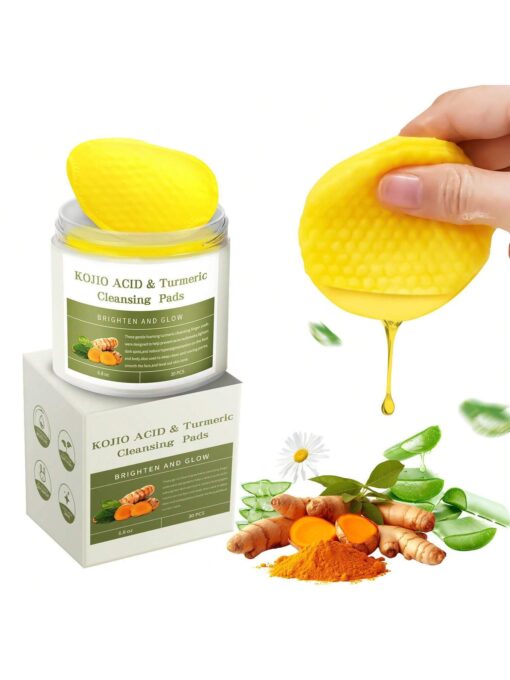 SHEIN Turmeric Kojic Acid Cleansing Pads Gentle