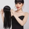 SHEIN A black brown wig and headband
