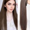SHEIN Synthetic Long Straight Headband Half Wig Clip In Hair Extension Fluffy Natural False Blonde Black Brown