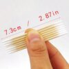 SHEIN 100pcs 7.3cm Double Tipped Swabs For Makeup