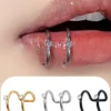SHEIN 1pc Basic Style Smooth Round Head Anti Allergic Stainless