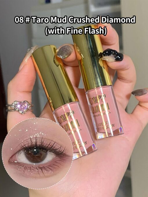 SHEIN Cappuvini Liquid Eyeshadow, 1Pc Long-Lasting Shimmer Waterproof Smudge