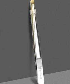 SHEIN Professional eyebrow hair hair removal, 1 piece of stainless steel diagonal tunnel, suitable for eyebrows Hair with facial hair