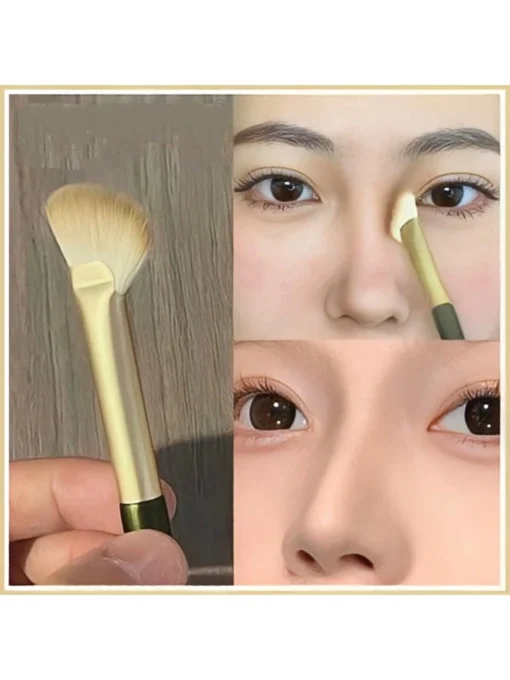 SHEIN White Half Fan Nose Shadow Brush Contour Brush