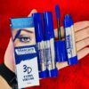 3D mascara, blue, rose gold