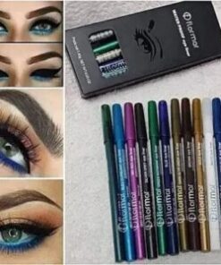 Eyeliner Waterproof 12pcs Generic