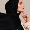 SHEIN New Large Size Solid Color Abaya Accessories Casual Hijab