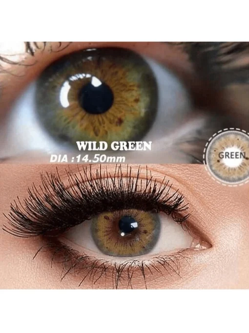 SHEIN 1 Pair Soft Colored Contact Lenses