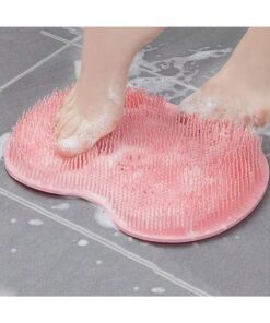 SHEIN 1pc Silicon Shower Massage Pad With Foot Massage Scrub
