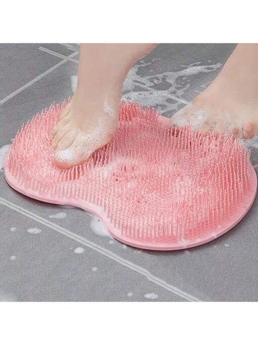 SHEIN 1pc Silicon Shower Massage Pad With Foot Massage Scrub