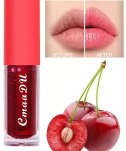 SHEIN Cherry Fruit Flavor Moisturizing Color Changing Lip Glaze