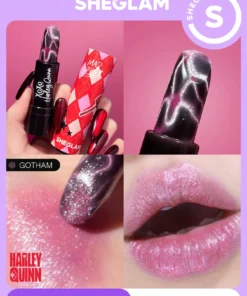 Harley Quinn X SHEGLAM Thrill Seeker Color-Changing Lipstick