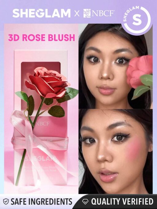 SHEGLAM Pink Ribbon Rose Blush Powder