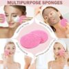 SHEIN Round Compressed Face Wash Wood Pulp