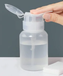 SHEIN 1Pc 200Ml Nail Polish Remover Press Bottle