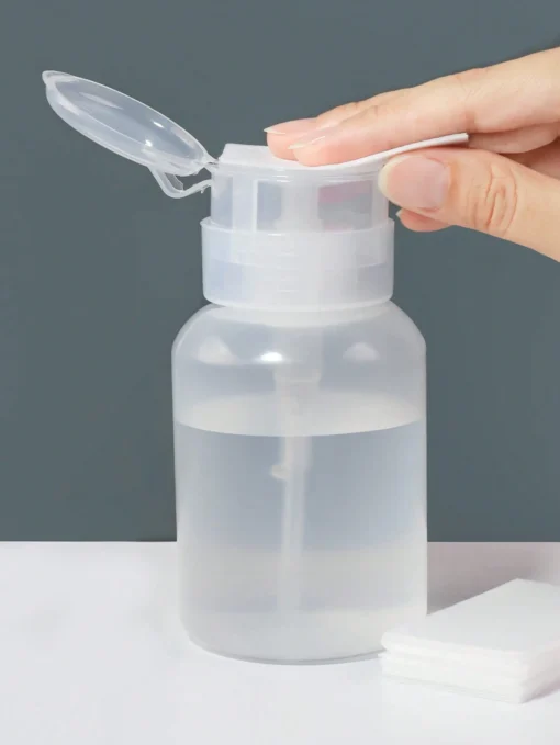 SHEIN 1Pc 200Ml Nail Polish Remover Press Bottle
