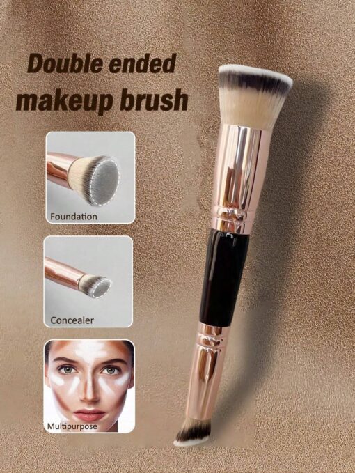 SHEIN 1pc Double Head Makeup Brush