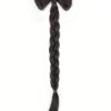 SHEIN Cute Hair Extension Clip With Twisted Braid And Bowknot