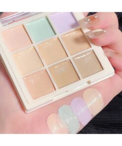 SHEIN ErshiQi 9 Colors Concealer Palette For Blemishes, Dark Circles