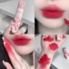 SHEIN Gege Bear 1Pc Cute pink bear matte lip gloss