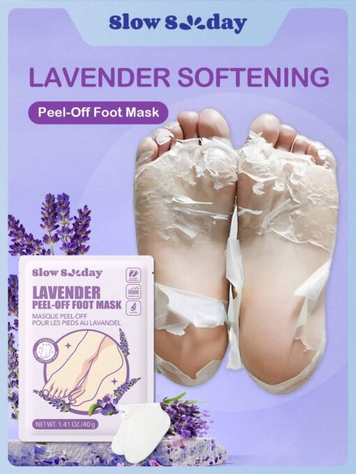 SHEIN SlowSunday Lavender Peel-Off Foot Mask