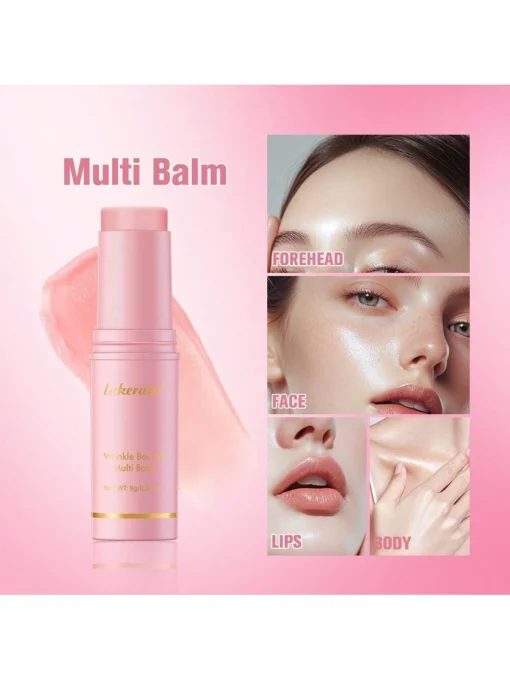 SHEIN lakerain 1PC Moisturizing Wrinkle Bounce Multi Balm Collagen Multi Balm Stick