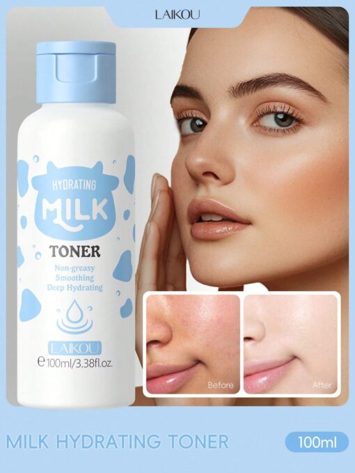 SHEIN 1pc LAIKOU Milk Toner Moisturizing